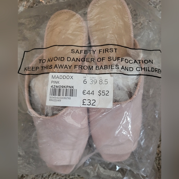 NWT Topshop Women's Pink Mules MAddox - Picture 2 of 10